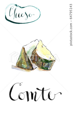 Portion of Comte fort Cheese Portion of Comte fort Cheese 64795143
