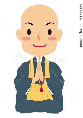 Monk Buddhist Monk Seizo # 01 Gassho 64795425