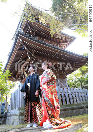 Kimono wedding location shooting 64795912