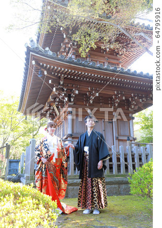 Kimono wedding location shooting Kimono wedding location shooting 64795916