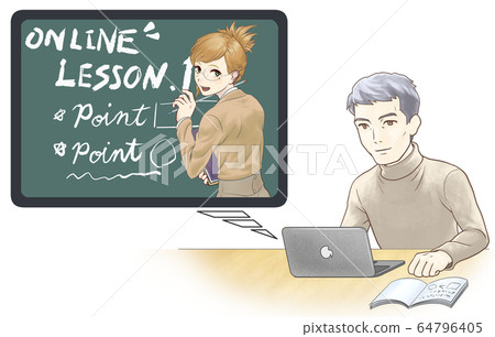 Webinars, Lecturers Women, Students Businessmen 64796405