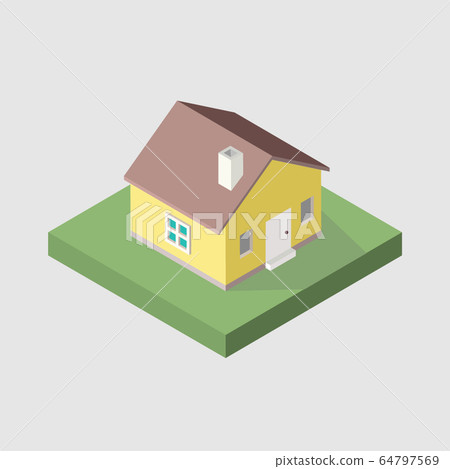 3d block house 3d block house 64797569