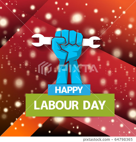 1 may Happy labour day vector label with strong protest fist isolated on red background with rays. vector happy labor day background or banner with man hand. workers may day poster 1 may Happy labour day vector label with strong protest fist isolated on red background with rays. vector happy labor day background or banner with man hand. workers may day poster 64798365