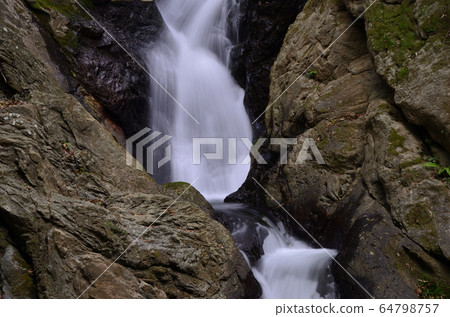 A view of the Five Pagoda Falls A view of the Five Pagoda Falls 64798757