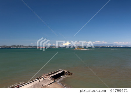 千葉縣富津海灘天文台的景色 64799471