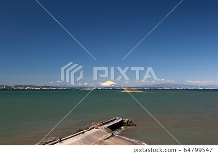 千葉縣富津海灘天文台的景色 千葉縣富津海灘天文台的景色 64799547