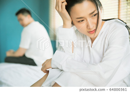 Couple couple family quarrel dispute family trouble person material 64800361