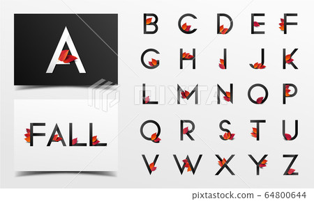 Alphabet letter collection  64800644
