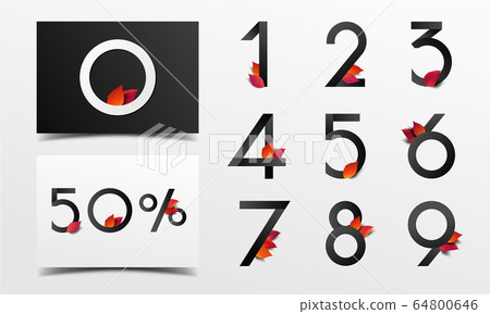 Alphabet number collection  64800646