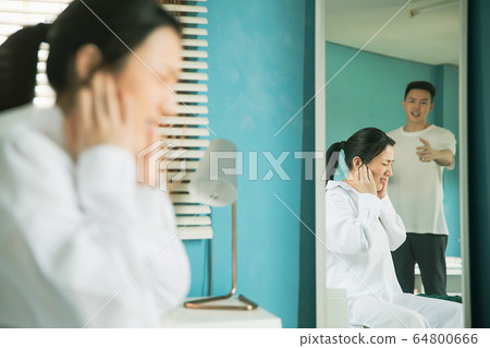 Couple couple family quarrel dispute family trouble person material Couple couple family quarrel dispute family trouble person material 64800666
