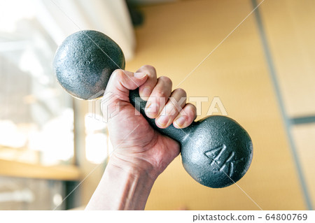 Muscle training at home Muscle training at home 64800769