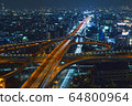 城市的夜景 64800964