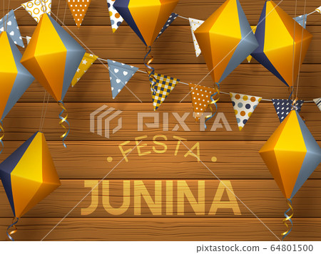 Festa Junina holiday banner. Festa Junina holiday banner. 64801500