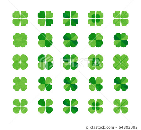 Four leaf clover watercolor style icon illustration Four leaf clover watercolor style icon illustration 64802392