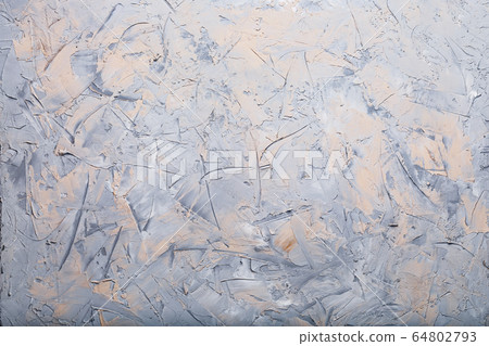 Stone texture wall in gray with spots in the loft 64802793