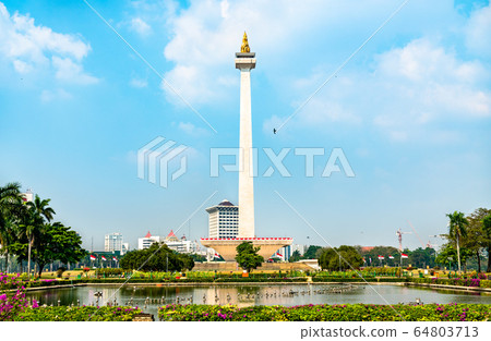 The National Monument in Jakarta, Indonesia 64803713