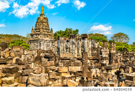 Sewu Temple at Prambanan in Central Java, Indonesia 64804039