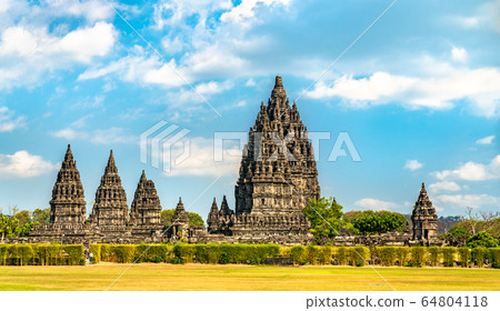 Prambanan Temple near Yogyakarta in Indonesia 64804118