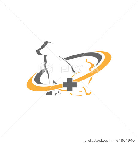Vector logo for veterinary clinic logo Vector logo for veterinary clinic logo 64804940