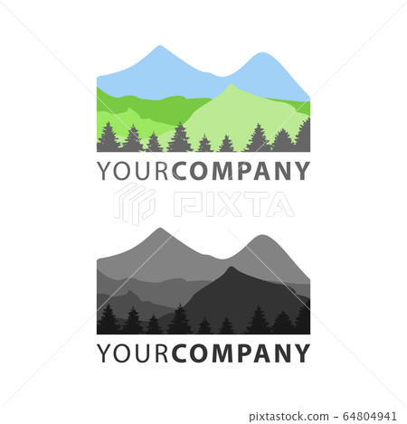 Vector illustration of colorful and monochrome Vector illustration of colorful and monochrome 64804941