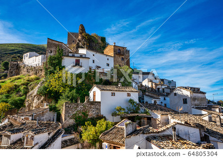 View over Yedra Castle in Cazorla Town, Jaen 64805304