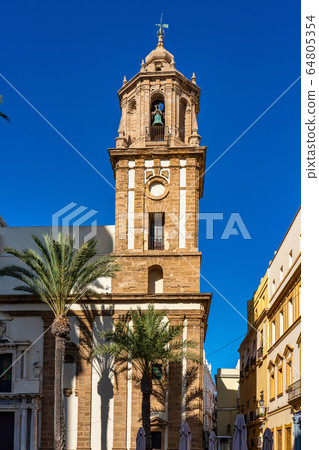 Santiago Apostol Church on Cathedral square in Santiago Apostol Church on Cathedral square in 64805354
