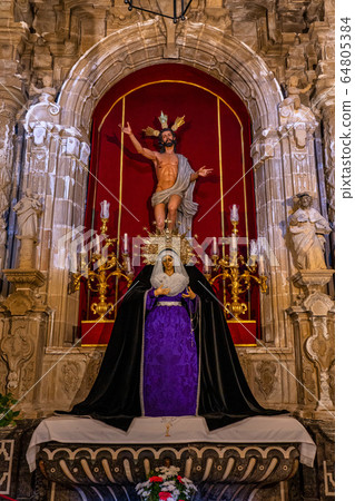 Dome of the Jerez de la Frontera Cathedral San Dome of the Jerez de la Frontera Cathedral San 64805384