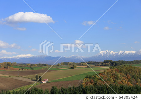 北海道美瑛山頂紅屋 北海道美瑛山頂紅屋 64805424