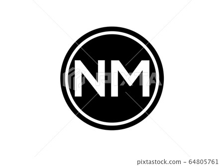 NMM letter logo design on white background. NMM creative initials circle  logo concept. NMM letter design. 16229149 Vector Art at Vecteezy