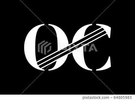 Initial Monogram Letter O C Logo Design Vector Template. OC Letter Logo Design 64805983