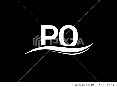 Initial Monogram Letter P O Logo Design Vector Template. PO Letter Logo Design Initial Monogram Letter P O Logo Design Vector Template. PO Letter Logo Design 64806175