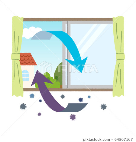 Ventilation illustration Ventilation illustration 64807167