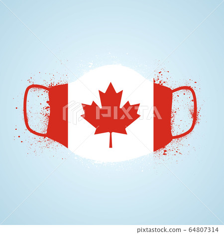 Grunge Canada safety breathing mask Grunge Canada safety breathing mask 64807314