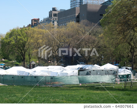 COVID-19 NYC Central Park Temporary Hospital 64807661