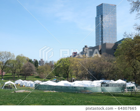 COVID-19 NYC Central Park Temporary Hospital COVID-19 NYC Central Park Temporary Hospital 64807665