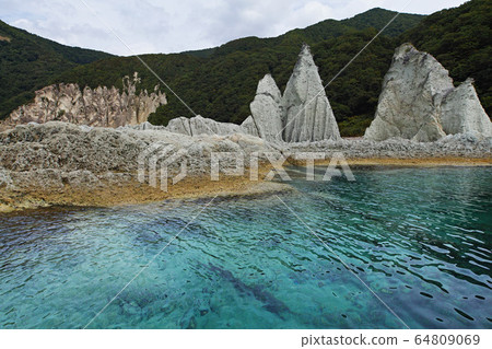 青森縣/ Hotokegaura靠近Hotokegaura港口碼頭 64809069