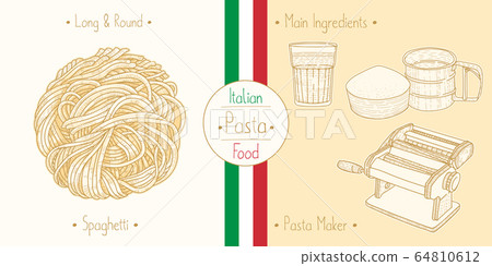 Cooking italian food Sphagetti Pasta Capellini , Cooking italian food Sphagetti Pasta Capellini , 64810612