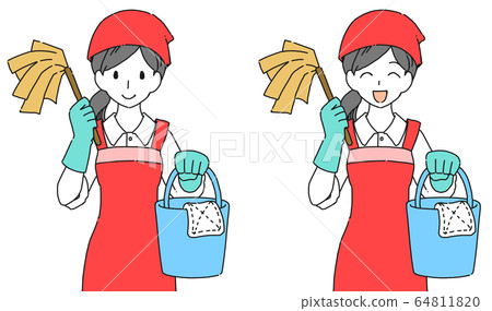 家政服務插圖素材 64811820