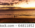 Hawaii, maui, twilight, sunset, people, two 64811852