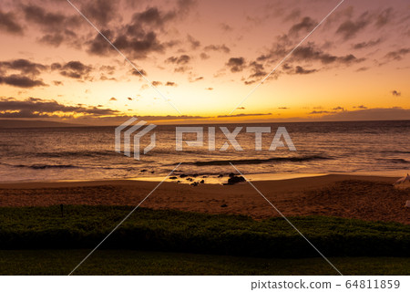 夏威夷，毛伊島，暮光之城，日落 64811859
