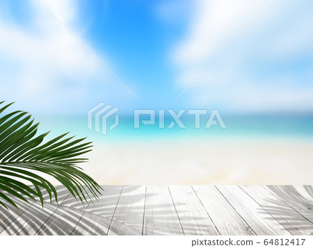 背景夏天海沙灘風景圖片 背景夏天海沙灘風景圖片 64812417