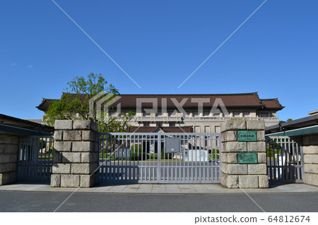 Tokyo National Museum Main Building Front Main Gate closed 64812674