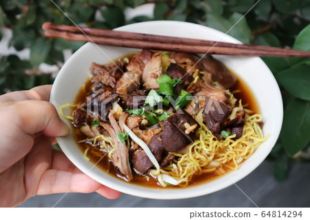 Chinese noodles, Chinese noodle or pork noodles 64814294