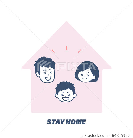 家人朋友呆在家圖 64815962