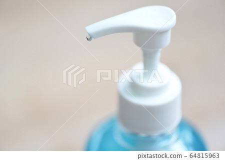 Bottle of alcohol gel antibacterial or virus Bottle of alcohol gel antibacterial or virus 64815963