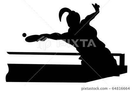 Sport silhouette table tennis 6 64816664