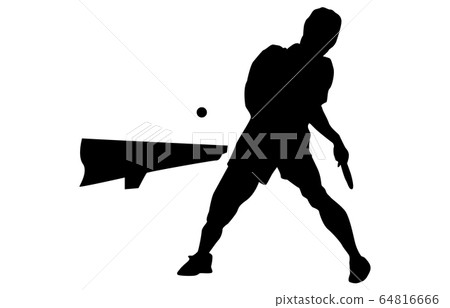 Sport silhouette table tennis 8 Sport silhouette table tennis 8 64816666