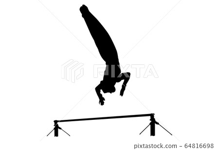 Sport silhouette gymnastics 1 64816698