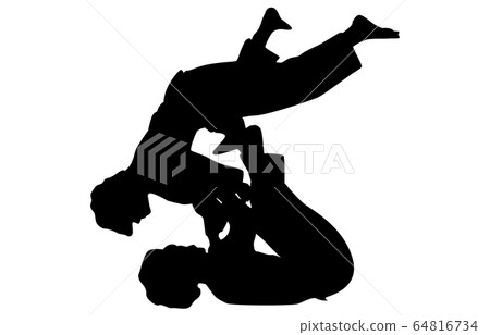 Sports silhouette judo 9 64816734