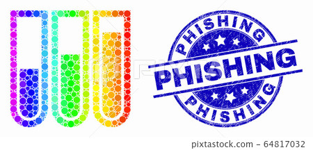 Pixel Testing Logo Vector Spectral Pixel Test-Tubes Icon and... - Stock Illustration ...